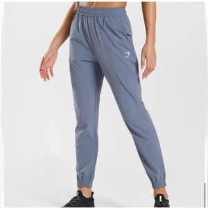 Gymshark Gray-Blue Training Woven Joggers Pants Size XL